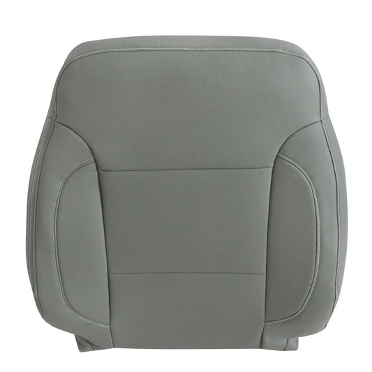 For 2014-19 Chevy Silverado Suburban Tahoe Passenger Top Leather Seat Cover Gray