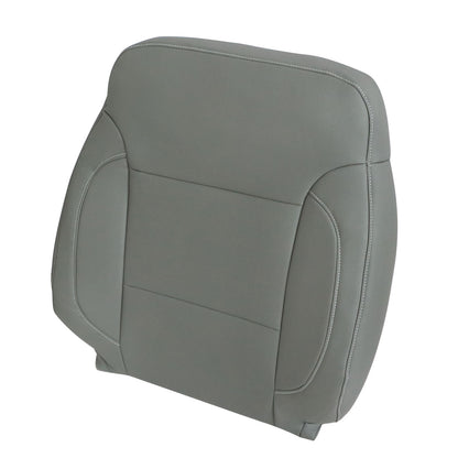 For 2014-19 Chevy Silverado Suburban Tahoe Passenger Top Leather Seat Cover Gray