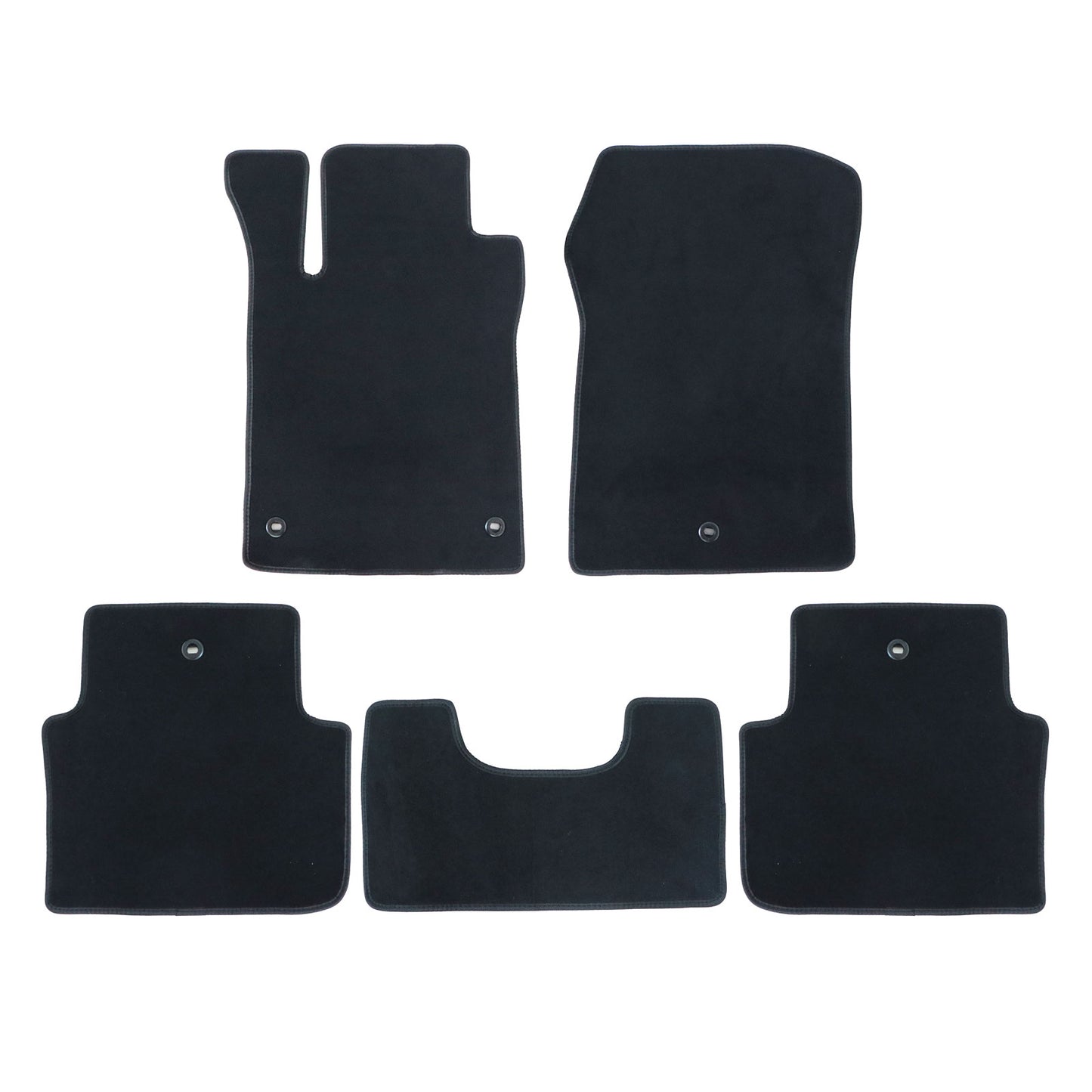5PCS For 2015 2016 2017 2018 2019 2020 ACURA TLX Front & Rear Floor Mats Carpet