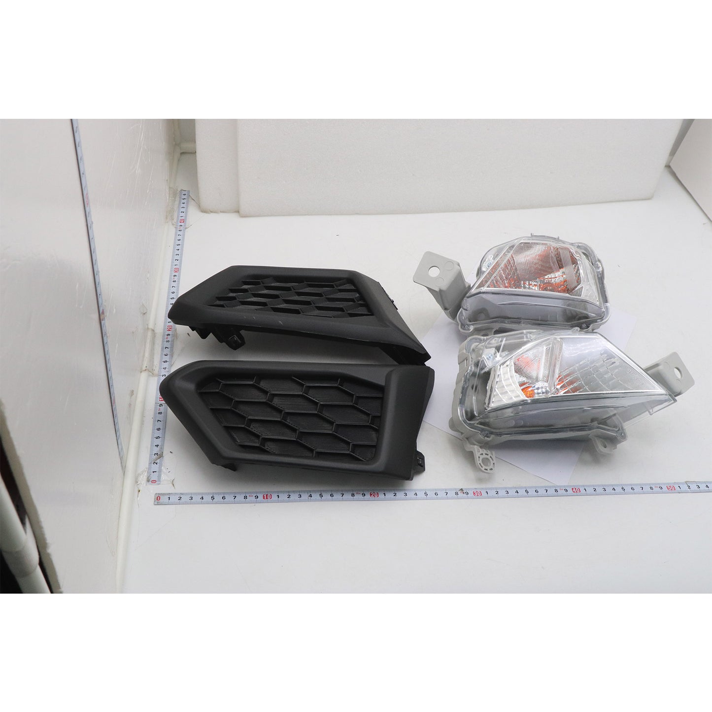Front Turn Signal Light & Fog Light Trim Kit For 19-22 Nissan Altima USA