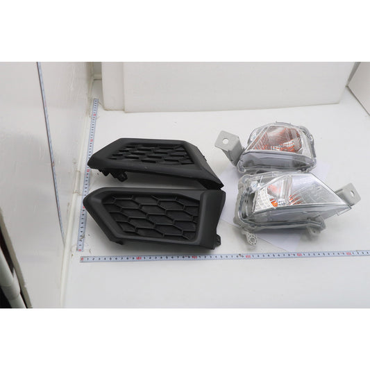 Front Turn Signal Light & Fog Light Trim Kit For 19-22 Nissan Altima USA