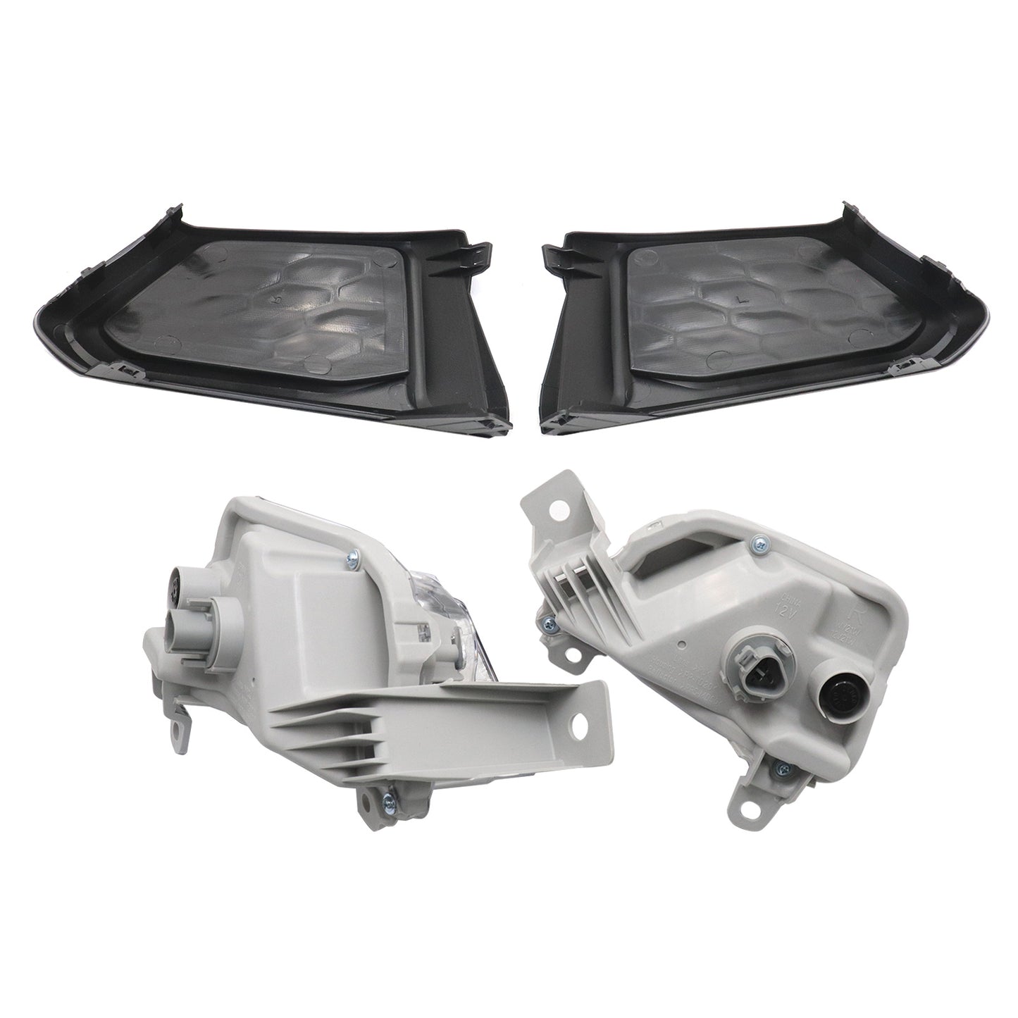 Front Turn Signal Light & Fog Light Trim Kit For 19-22 Nissan Altima USA