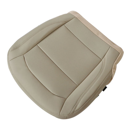 Fits 2016-2019 Ford Explorer Front Passenger Bottom Perf Leather Seat Cover Tan