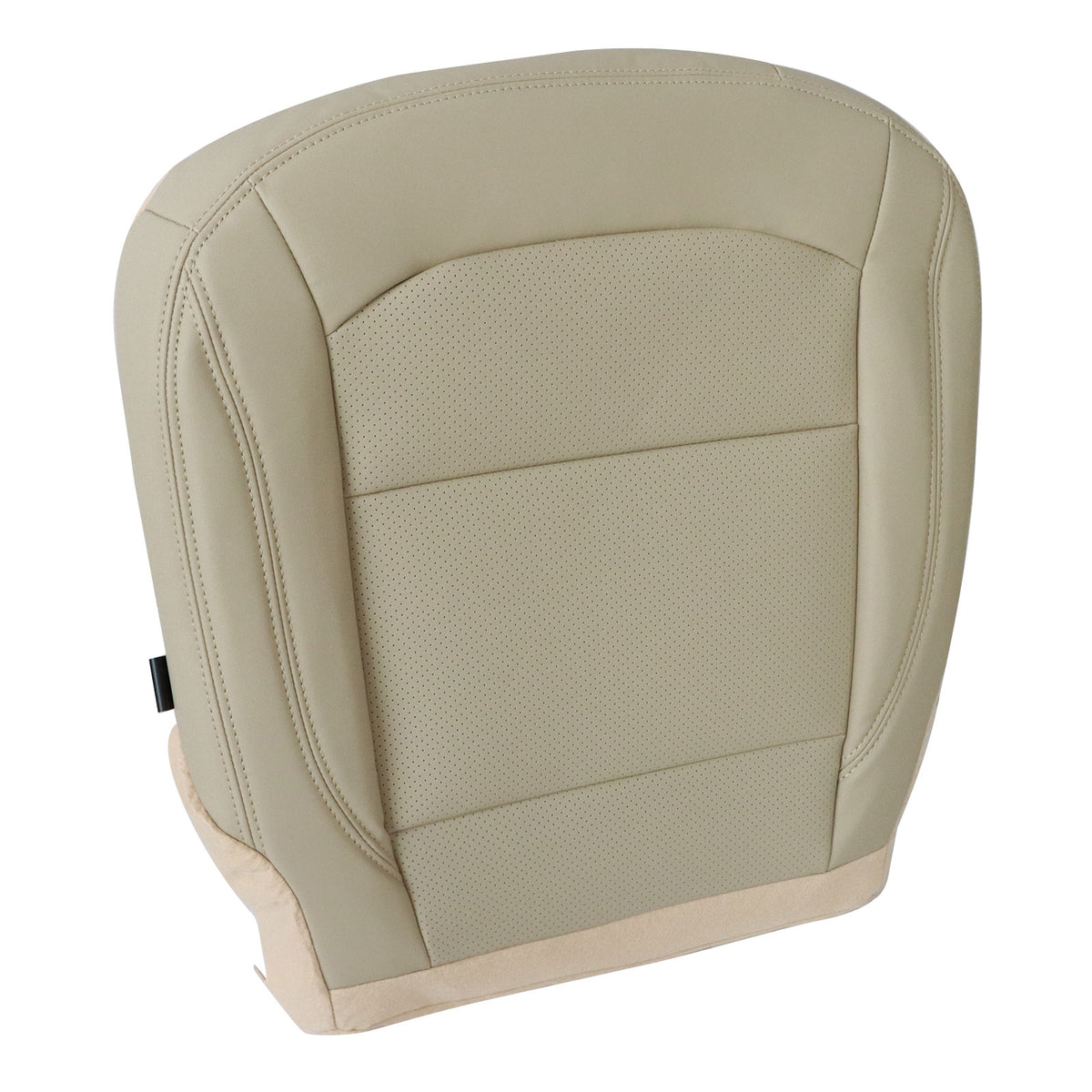 Fits 2016-2019 Ford Explorer Front Passenger Bottom Perf Leather Seat Cover Tan