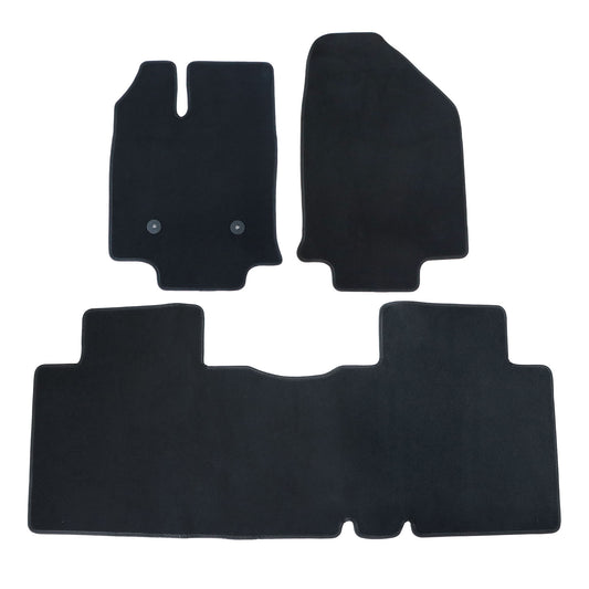 For 2007 2008 2009 2010 2011 2012 2013 Ford Edge Floor Mats Carpet Velour Black