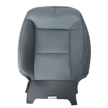 For 2014-2019 Chevy Silverado Suburban Tahoe Driver Top Cloth Seat Cover Gray