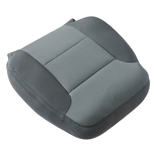 For 2014-2019 Chevy Silverado Suburban Tahoe Driver Top Cloth Seat Cover Gray