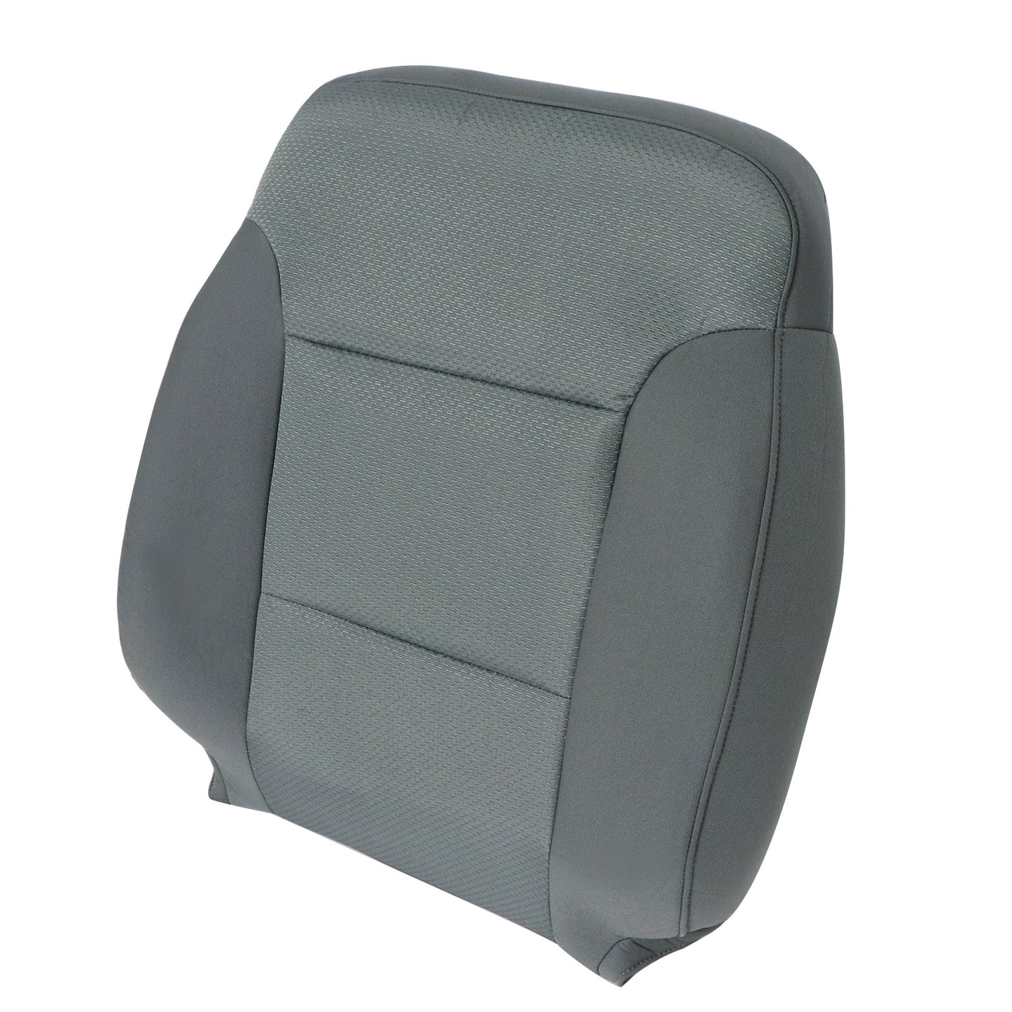 For 2014-2019 Chevy Silverado Suburban Tahoe Passenger Top Cloth Seat Cover Gray