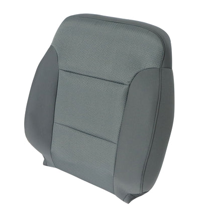 For 2014-2019 Chevy Silverado Suburban Tahoe Passenger Top Cloth Seat Cover Gray