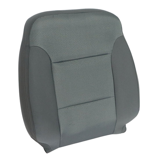 For 2014-2019 Chevy Silverado Suburban Tahoe Passenger Top Cloth Seat Cover Gray