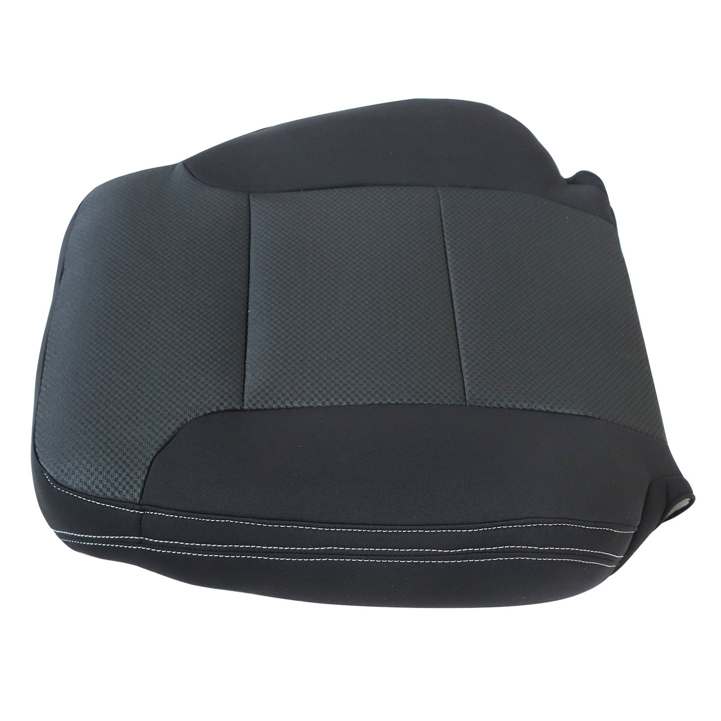 For 14-2019 Chevy Silverado Suburban Tahoe Passenger Top Cloth Seat Cover Black