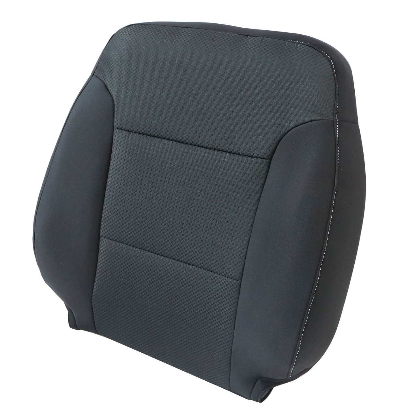 For 14-2019 Chevy Silverado Suburban Tahoe Passenger Top Cloth Seat Cover Black