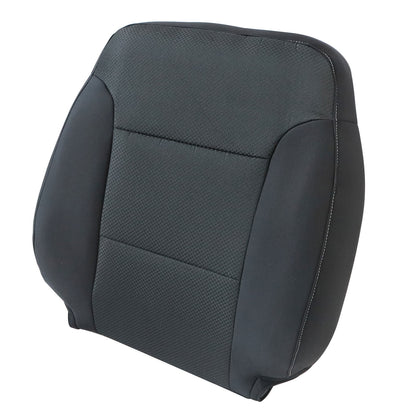 For 14-2019 Chevy Silverado Suburban Tahoe Passenger Top Cloth Seat Cover Black