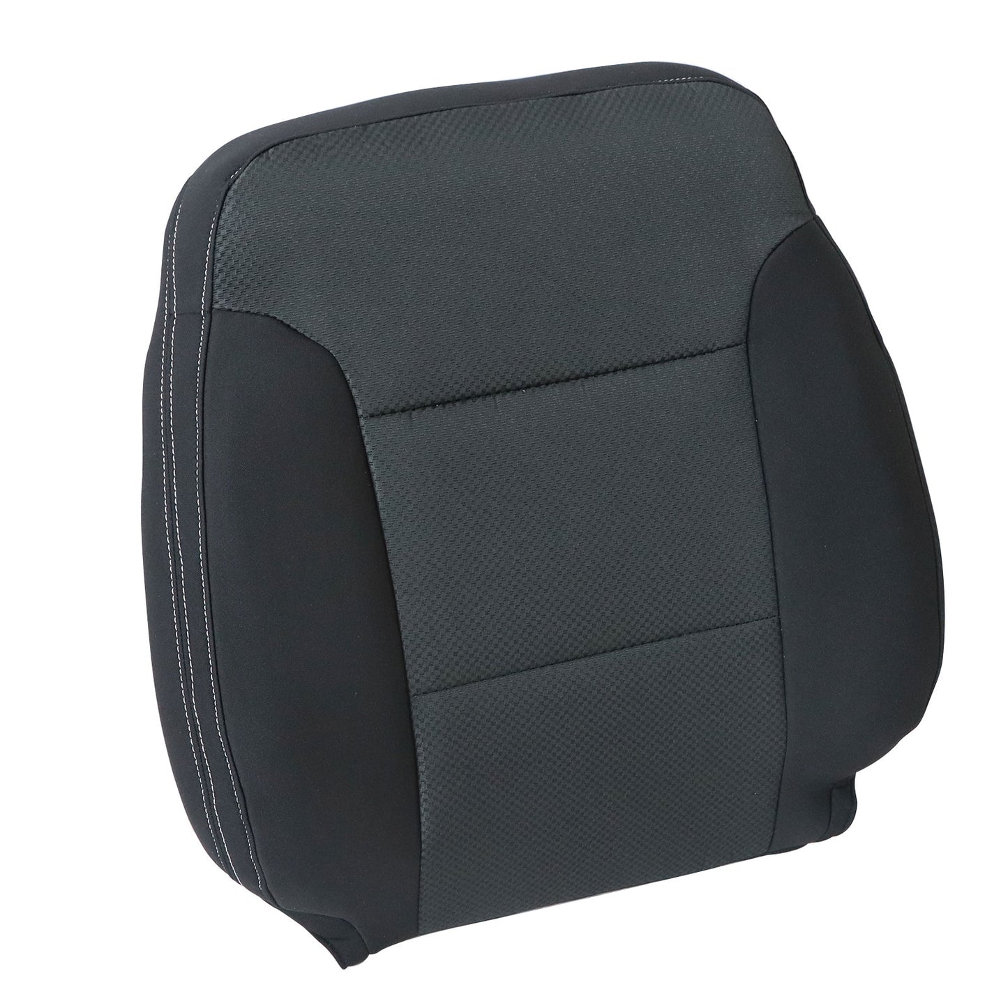For 14-2019 Chevy Silverado Suburban Tahoe Passenger Top Cloth Seat Cover Black