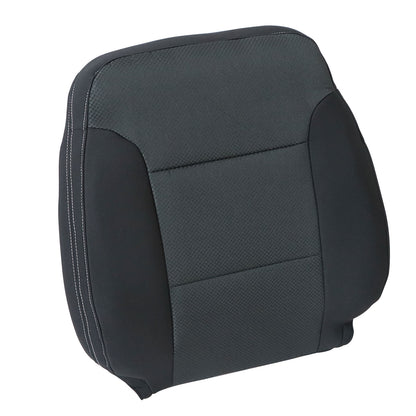 For 14-2019 Chevy Silverado Suburban Tahoe Passenger Top Cloth Seat Cover Black