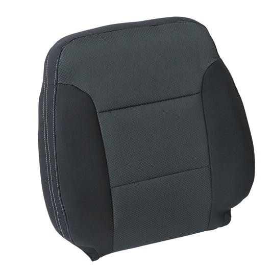 For 14-2019 Chevy Silverado Suburban Tahoe Passenger Top Cloth Seat Cover Black
