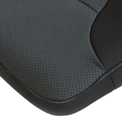 For 2014-2019 Chevy Silverado Suburban Tahoe Driver Top Cloth Seat Cover Black