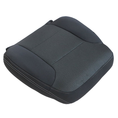 For 2014-2019 Chevy Silverado Suburban Tahoe Driver Top Cloth Seat Cover Black