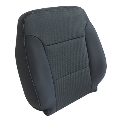 For 2014-2019 Chevy Silverado Suburban Tahoe Driver Top Cloth Seat Cover Black