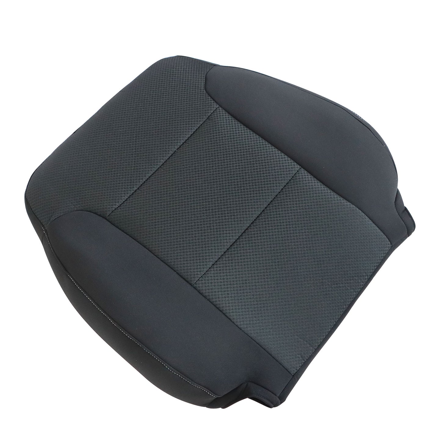 For 2014-2019 Chevy Silverado Suburban Tahoe Driver Top Cloth Seat Cover Black
