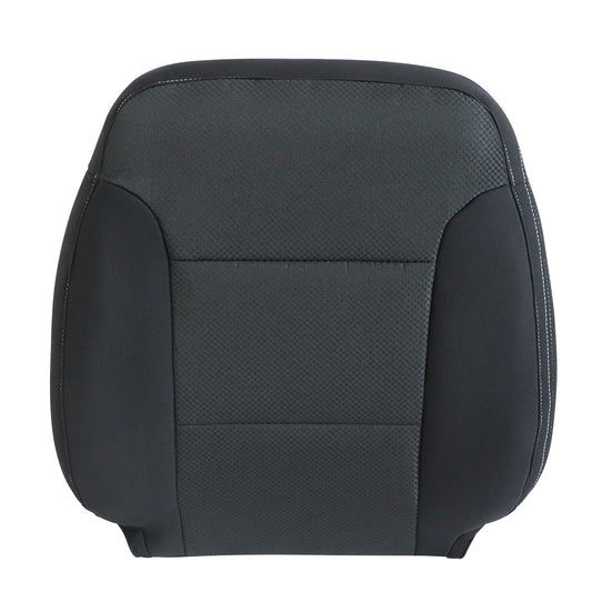 For 2014-2019 Chevy Silverado Suburban Tahoe Driver Top Cloth Seat Cover Black