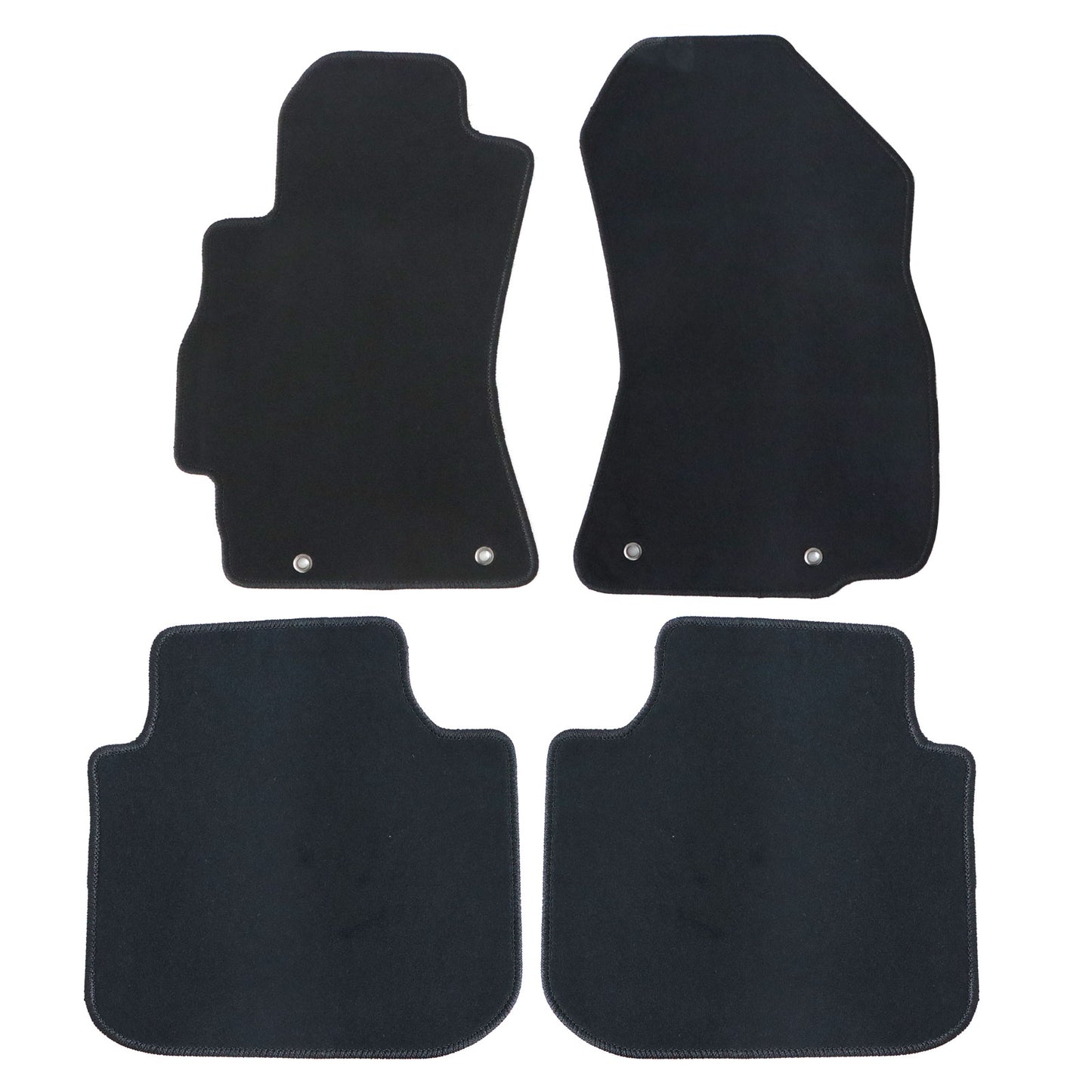 Front+Rear Floor Mats Carpet Fits 2015 2016 2017 2018 2019 Subaru Legacy Velour
