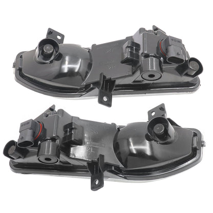 Pair For 2023 24 Nissan Versa Halogen Fog Light w/ Bezel Harness & Switch