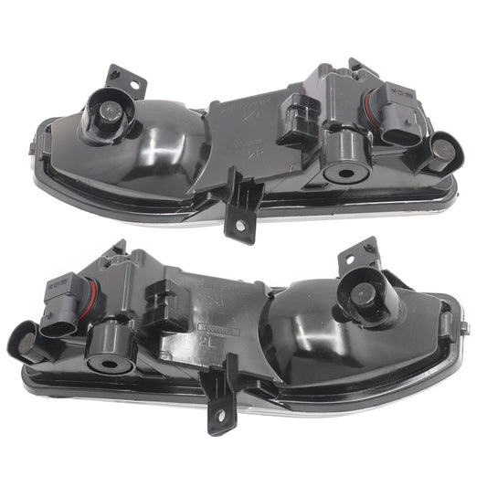 Pair For 2023 24 Nissan Versa Halogen Fog Light w/ Bezel Harness & Switch