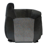 Replacement For 1999-02 Chevy Silverado Passenger Top Cloth Seat Cover Dark Gray