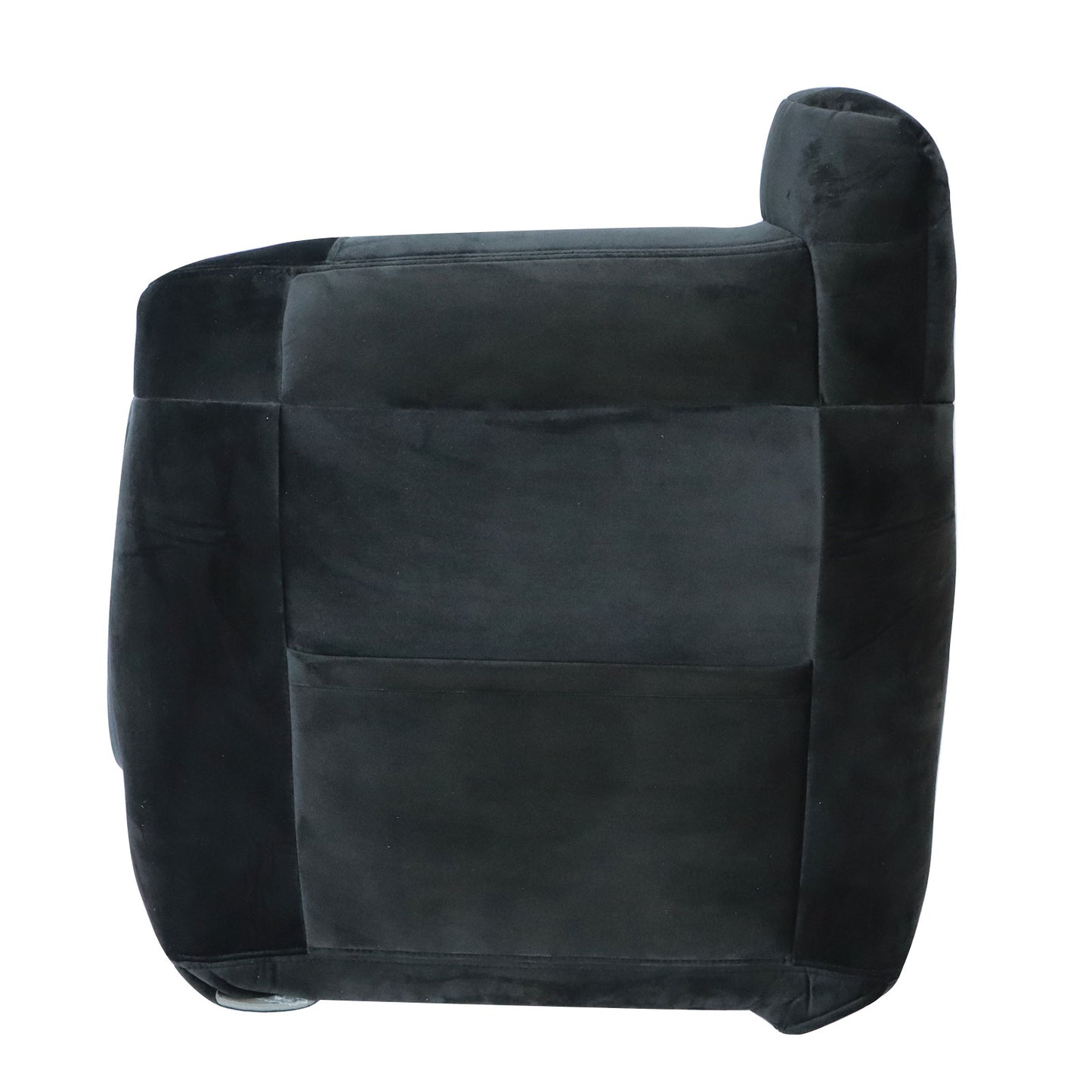 Replacement For 1999-02 Chevy Silverado Passenger Top Cloth Seat Cover Dark Gray