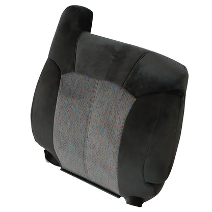Replacement For 1999-02 Chevy Silverado Passenger Top Cloth Seat Cover Dark Gray