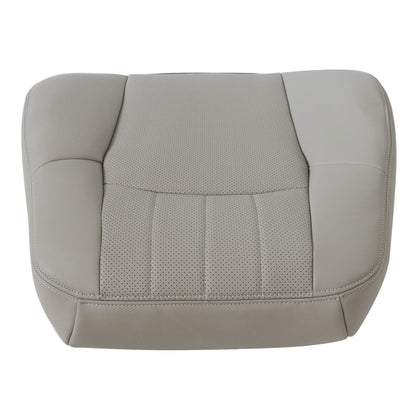 Gray Perforated Leather Seat Cover For 2006-2007 Mercedes Benz C280 Driver Top