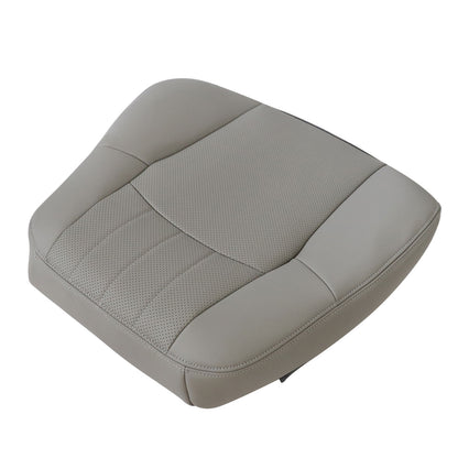 Gray Perforated Leather Seat Cover For 2006-2007 Mercedes Benz C280 Driver Top