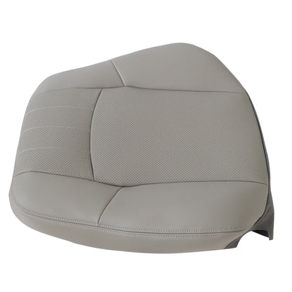 Gray Perforated Leather Seat Cover For 2006-2007 Mercedes Benz C280 Driver Top