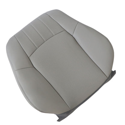 Gray Perforated Leather Seat Cover For 2006-2007 Mercedes Benz C280 Driver Top