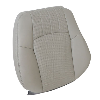 Gray Perforated Leather Seat Cover For 2006-2007 Mercedes Benz C280 Driver Top