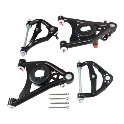 For Chevrolet Malibu 1978-1983 Tubular Control Arms, Upper and Lower Kit