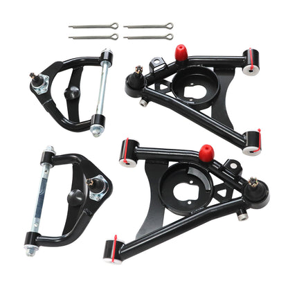 For Chevrolet Malibu 1978-1983 Tubular Control Arms, Upper and Lower Kit