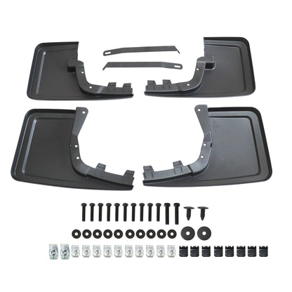 4X Black Splash Guards Mud Flaps W/ Hardware For Ford F-150 F150 2021-2023 2024