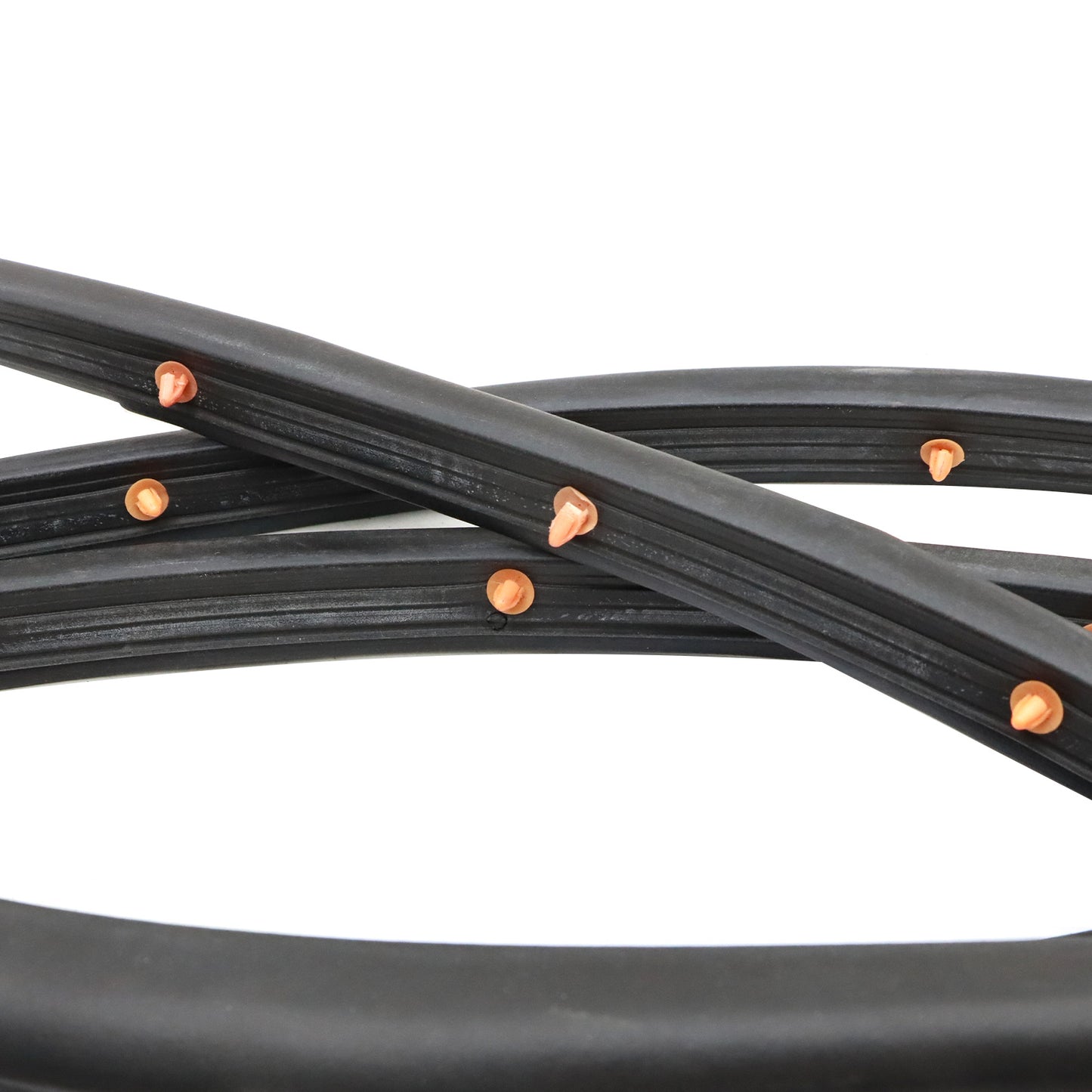 For 2013-2020 Ford Fusion Sedan Front Driver Door Weatherstrip Seal with Clips