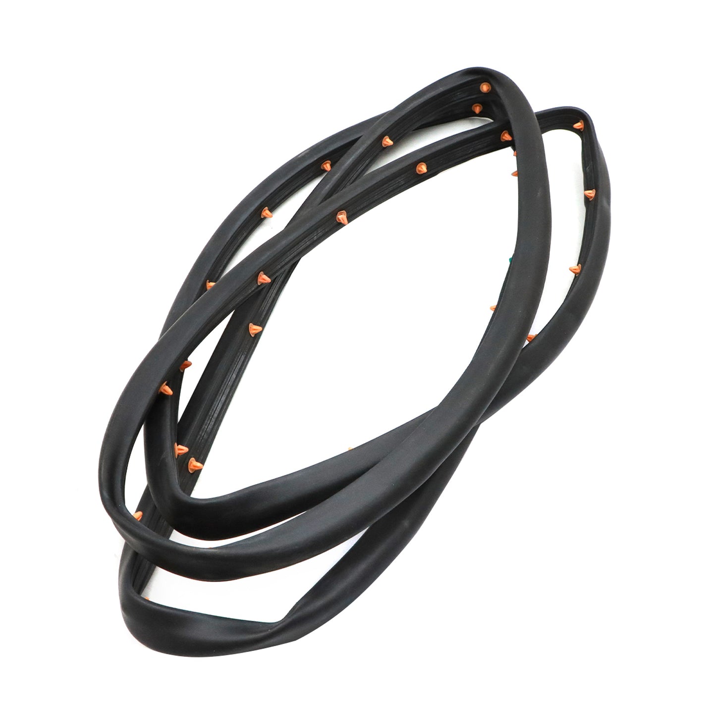 For 2013-2020 Ford Fusion Sedan Front Driver Door Weatherstrip Seal with Clips