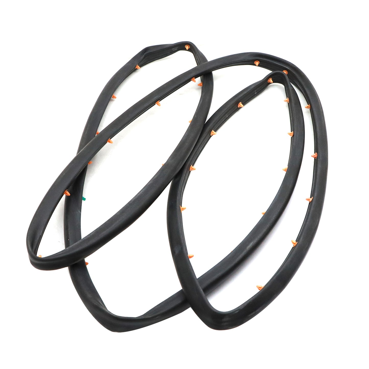 For 2013-2020 Ford Fusion Sedan Front Driver Door Weatherstrip Seal with Clips