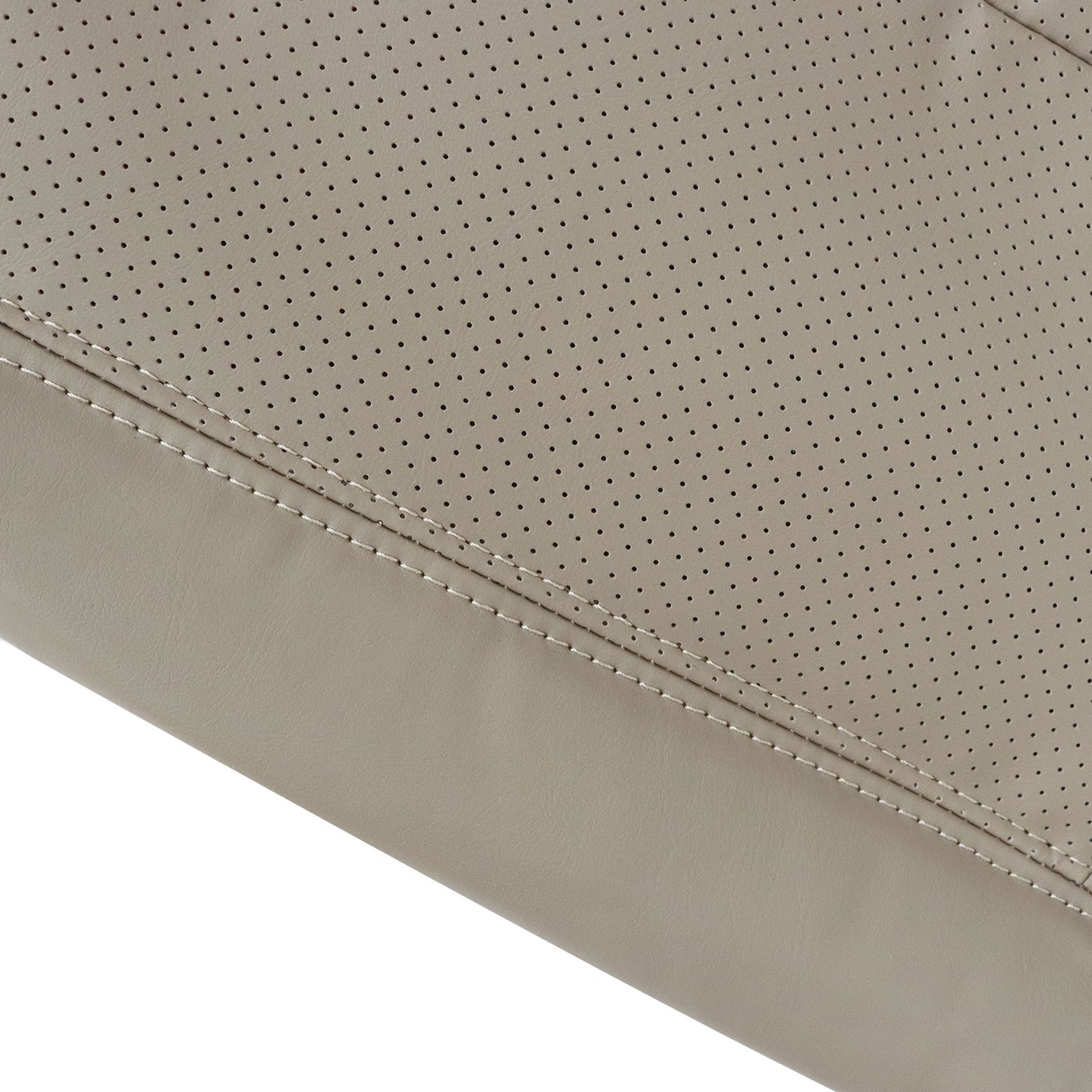 For 2002-2007 Ford F250 F350 XLT PERF Rear Bench Bottom Leather Seat Cover Tan