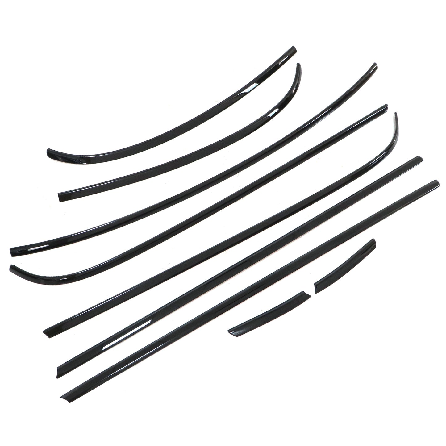 Chrome Black For Mini Cooper R56 2 Door 2007-2013 Window Moulding Trim Seal New