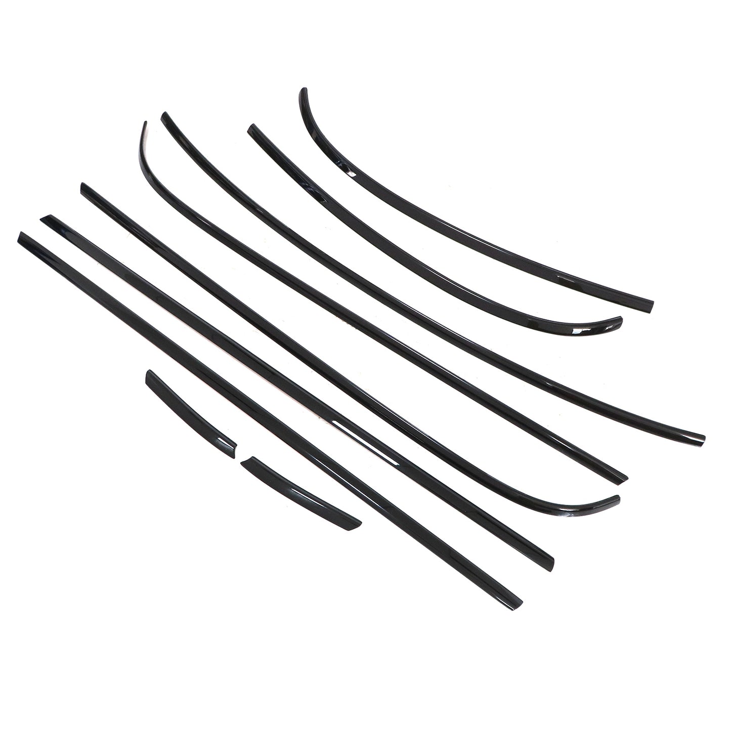 Chrome Black For Mini Cooper R56 2 Door 2007-2013 Window Moulding Trim Seal New