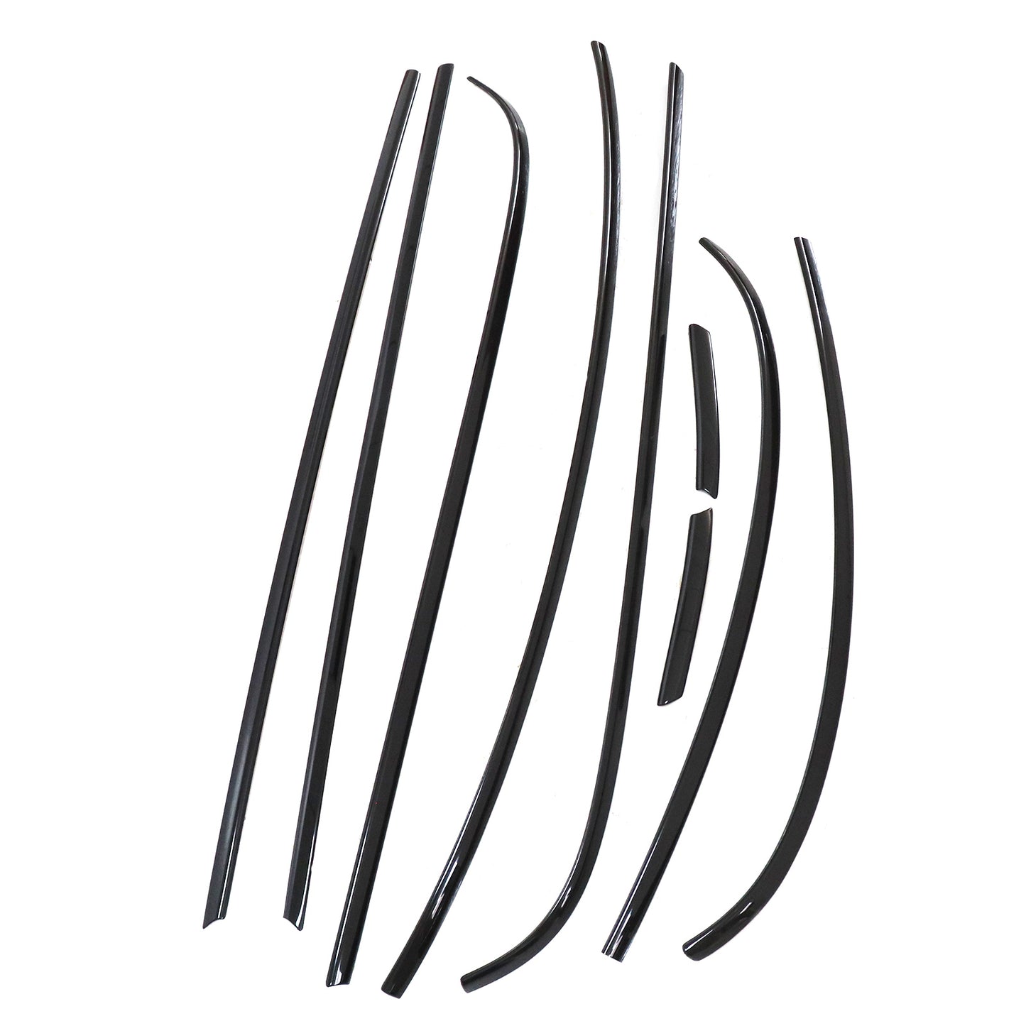 Chrome Black For Mini Cooper R56 2 Door 2007-2013 Window Moulding Trim Seal New