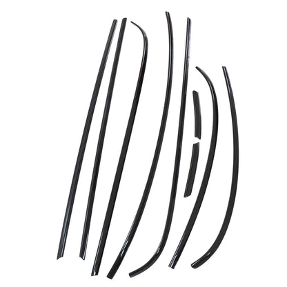 Chrome Black For Mini Cooper R56 2 Door 2007-2013 Window Moulding Trim Seal New