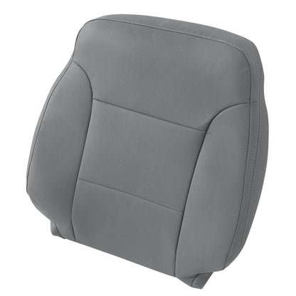 For 2014-2019 Chevy Silverado 1500 2500HD Driver Top Leather Seat Cover Gray US