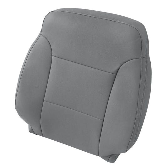 For 2014-2019 Chevy Silverado 1500 2500HD Driver Top Leather Seat Cover Gray US