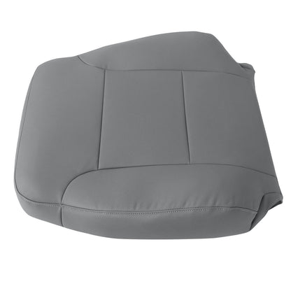 For 2014-2019 Chevy Silverado 1500 2500HD Driver Top Leather Seat Cover Gray US